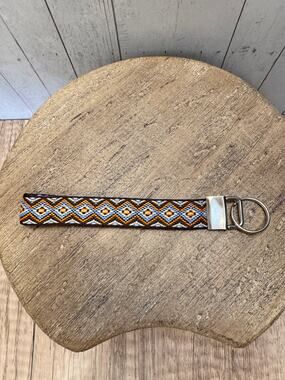 Southwest Pattern Wristlet Strap Phone Strap Keychain Keyholder